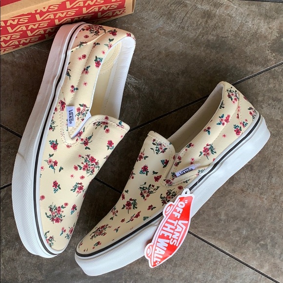 VANS CLASSIC SLIP ON DITSY FLORAL Clwhttrwht WMNS - Picture 16 of 16